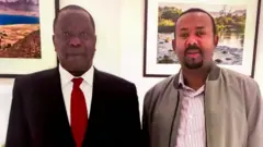 ሚኒስትር ማትያንጊ እና ጠቅላይ ሚኒስትር ዐብይ