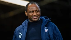 Crystal Palace manager Patrick Vieira