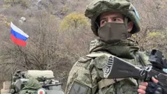 Dadivank es una de las poblaciones donde persiste la presencia militar rusa.