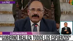 Ministro de Salud de Bolivia, Aníbal Cruz.