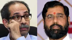 एकनाथ शिंदे, उद्धव ठाकरे