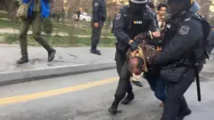 aksiyada saxlanılan şəxs