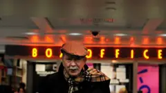 Jim Haynes at the Traverse Theatre in Edinburgh