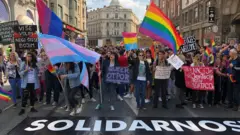 Učesnici Povorke ponosa u Sarajevu