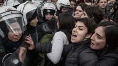 İstanbul'daki Las Tesis protestosu