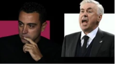 Xavi and Ancelotti