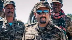 మిలటరీ దుస్తుల్లో ఇథియోపియా ప్రధాని అబీ అహ్మద్