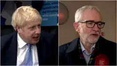 Boris Johnson and Jeremy Corbyn