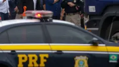 Brezilya'da polis arabası