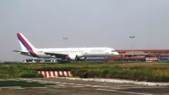 नेवानीको एअरबस विमान