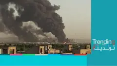 سحاب من الدخان فوق طهران بعد حريق هائل في مصفاة