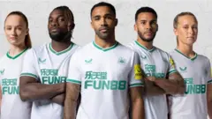 قميص نيوكاسل الجديد بألوان قميص المنتخب السعودي