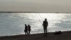 a man fishing