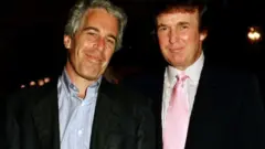 Jeff Epstein y Donald Trump.