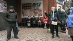 An argument about who is bombing whom, in Kostiantynivka