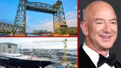 Bezos, most i jahta