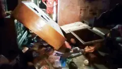 নোয়াগাঁও গ্রামের ৮৮টি বাড়িঘর ভাংচুর ও লুটপাটের শিকার হয়েছে