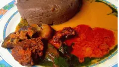 Ọbẹ gbẹgiri, ewedu ati amala
