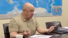 Кадр из интервью Евгения Пригожина