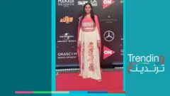 بطلة فيلم "ريش" دميانة نصار في مهرجان الجونة