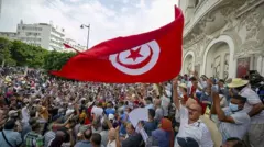 Протесты в Тунисе