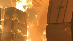 Fire outbreak for Lagos market
