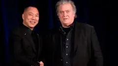 آقای گو و آقای بنن در عکسی مشترک با هم دست می‌دهند ۲۰۱۸