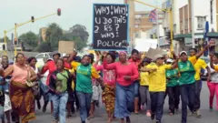 Les manifestations contre les exactions commises par la police sont récurrentes au Mozambique