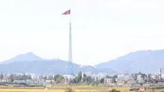 북한 기정동 마을 전경