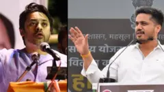 निलेश राणे आणि रोहित पवार