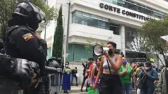 Protestas.