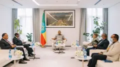 ጠቅላይ ሚንስትር ዐብይ ከአፍሪካ ኅብረት ልዑክ ጋር