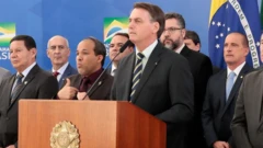 Bolsonaro em pronunciamento