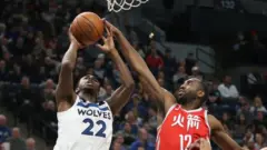Un partido de la NBA
