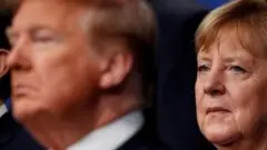 Merkel and Trump