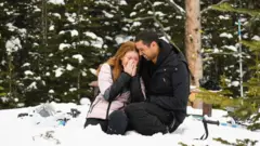 Nayel Nassar and Jennifer Gates for dia engagement