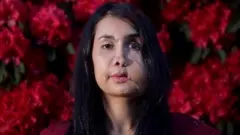 Afganistan’da eşi tarafından suratından vurulan Shakila Zareen