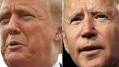 Biden et Trump.