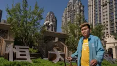 Un complejo residencial construido por Evergrande en Pekín.