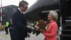 Vučić i Urusla fon der Lajen