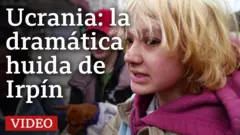 Joven ucraniana en Irpín