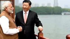 नरेंद्र मोदी, शी जिनपिंग