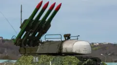 Ракетный комплекс "Бук" на учениях 2 марта 2018 года