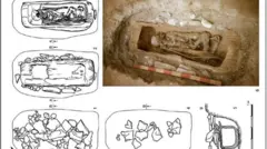 Pictures of the burial site.