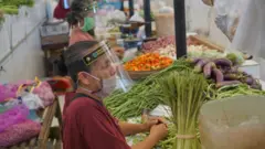 Pasar tradisional Bendorejo, Trenggalek, Jawa Timur
