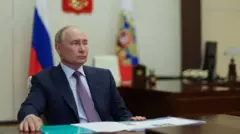 Vladimir Putin u predsedničkoj rezidenciji