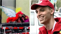 Волонтер Денис - янгол-охоронець у Харкові