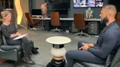 أندرو تيت في مقابلة مع بي بي سي
