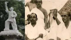 શહીદ સ્મારકના ઉદ્દઘાટન વખતે ભાવુક થતાં ઇંદુલાલ યાજ્ઞિક