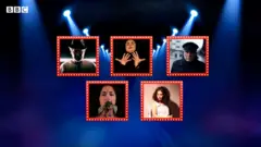 صورة من حلقة دنيانا عن المسرح السياسي